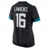 Maillot Femme Jacksonville Jaguars Trevor Lawrence 16 Nike Noir 2021 NFL Draft